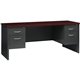 Lorell Fortress Modular Series Double-pedestal Credenza - 72" x 24" , 1.1" Top - 2 x Box, File Drawer(s) - Double Pedestal - Mat