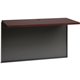 Lorell Fortress Modular Series Bridge - 48" x 24" , 1.1" Top - Material: Steel - Finish: Mahogany Laminate, Charcoal - Scratch R