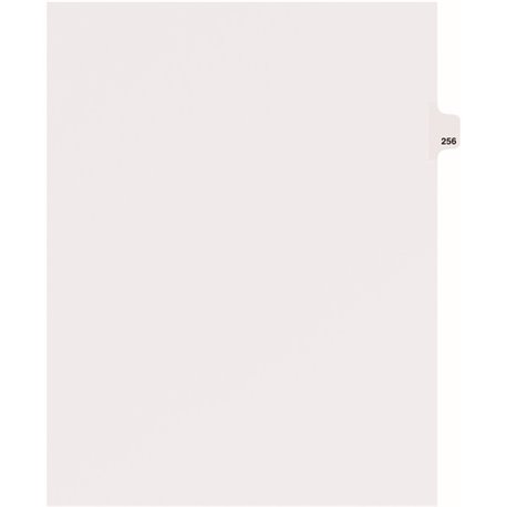 Avery Side Tab Individual Legal Dividers - 25 x Divider(s) - Side Tab(s) - 256 - 1 Tab(s)/Set - 8.5" Divider Width x 11" Divider