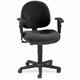 Lorell Millenia Series Pneumatic Adjustable Task Chair - Black Seat - Black Back - 1 Each