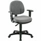 Lorell Millenia Series Pneumatic Adjustable Task Chair - Gray Seat - 1 Each