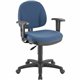 Lorell Millenia Series Pneumatic Adjustable Task Chair - Blue Seat - 1 Each