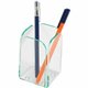 Lorell Desktop Pencil Cup - Acrylic - 1 Each - Green, Transparent