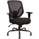 SOHO SOHO Big & Tall Mesh Back Chair - Black Fabric Seat - Black Back - 5-star Base - 1 Each