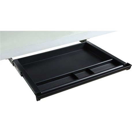 Lorell Laminate Desk 4-compartment Drawer - 20.5" x 16" - Storage, Storage, Storage, Storage Drawer(s) - Material: Acrylonitrile