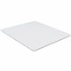 Lorell Tempered Glass Chairmat - Carpet, Hardwood Floor, Marble - 50" Length x 44" Width x 0.250" Thickness - Rectangular - Temp