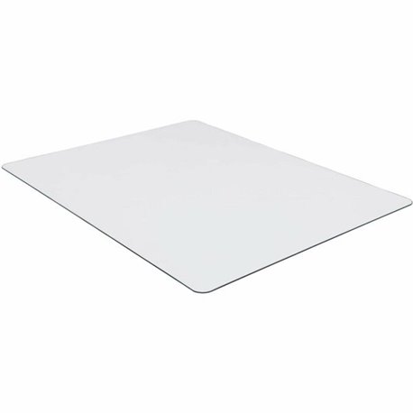 Lorell Tempered Glass Chairmat - Carpet, Hardwood Floor, Marble, Hard Floor - 60" Length x 48" Width x 0.250" Thickness - Rectan