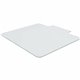 Lorell Tempered Glass Chairmat with Lip - Hardwood Floor, Carpet53" Width x 45" Depth - Lip Size 6" Length x 23" Width - Tempere