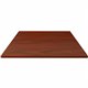 Lorell Hospitality/Conference Tabletop - 0.1" Edge, 42" x 42"1" - Band Edge - Mahogany Table Top - For Reception Area, Conferenc