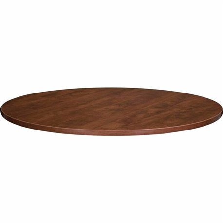 Lorell Essentials Conference Tabletop - For - Table TopCherry Round Top x 47.25" Table Top Width x 47.25" Table Top Depth x 1.25