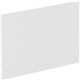Lorell Adaptable Panel Divider - 24" Width x 2" Height x 37" Depth - Aluminum, Acrylic - Frosted - 1 Each