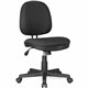 Lorell Contoured Back Tilt Task Chair - Black - Plastic - 1 Each