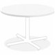 Lorell Hospitality Collection Tabletop - For - Table TopHigh Pressure Laminate (HPL) Round, White Top x 1.25" Table Top Thicknes