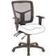 Lorell Ergomesh Executive Mesh Mid-Back Office Chair (86201) Frame - Black - 1 Each