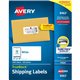 Avery Shipping Labels, Sure Feed, 2" x 4" 1,000 White Labels (8463) - Permanent Adhesive - Rectangle - Inkjet - White - Paper - 