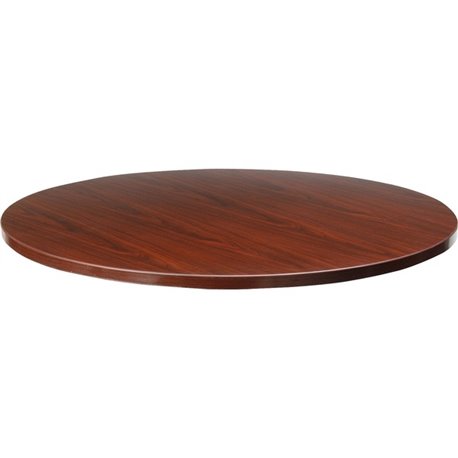 Lorell Essentials Conference Tabletop - For - Table TopLaminated Round, Mahogany Top - Contemporary Style x 41.38" Table Top Wid