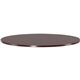 Lorell Essentials Conference Tabletop - For - Table TopLaminated Round, Mahogany Top x 47.25" Table Top Width x 47.25" Table Top