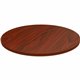 Lorell Hospitality/Conference Tabletop - 1"36" , 0.1" Edge - Band Edge - Mahogany Table Top - Sturdy - For Reception Area, Confe