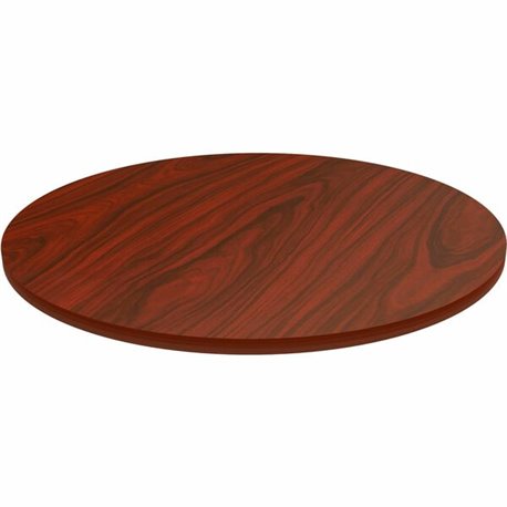 Lorell Hospitality/Conference Tabletop - 1"36" , 0.1" Edge - Band Edge - Mahogany Table Top - Sturdy - For Reception Area, Confe