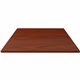 Lorell Hospitality/Conference Tabletop - 0.1" Edge, 42" x 42"1" - Band Edge - Mahogany Table Top - For Reception Area, Conferenc