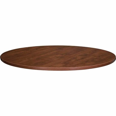 Lorell Essentials Conference Tabletop - For - Table TopCherry Round Top x 47.25" Table Top Width x 47.25" Table Top Depth x 1.25