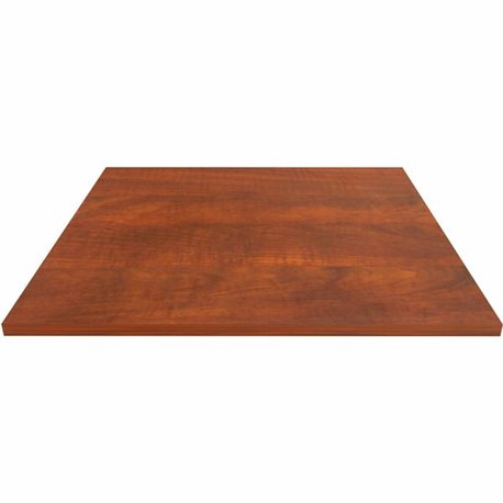 Lorell Hospitality/Conference Tabletop - 0.1" Edge, 36" x 36"1" - Band Edge - Cherry Table Top - For Reception Area, Conference 