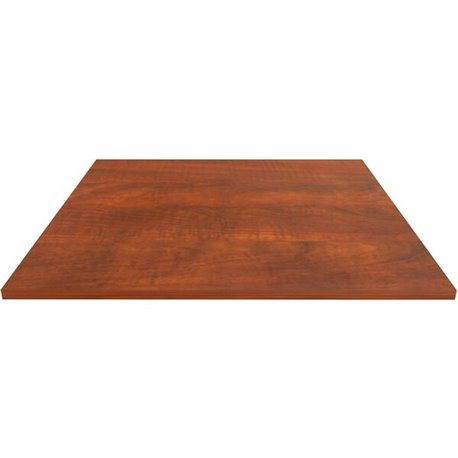 Lorell Hospitality/Conference Tabletop - 0.1" Edge, 42" x 42"1" - Band Edge - Cherry Table Top - For Reception Area, Conference 