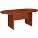 Lorell Essentials Oval Conference Table - For - Table TopCherry Oval Top - 72" Table Top Length x 70.88" Table Top Width x 35.38