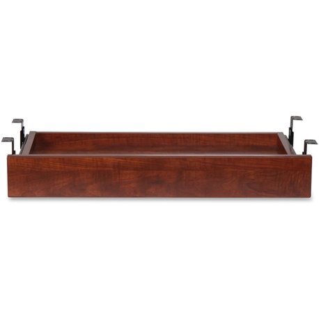 Lorell Universal Keyboard Tray - 28.4" Length x 16.7" Width x 5.1" Height - Cherry, Laminate