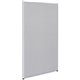 Lorell Panel System Partition Fabric Panel - 36.4" Width x 71" Height - Steel Frame - Gray - 1 Each