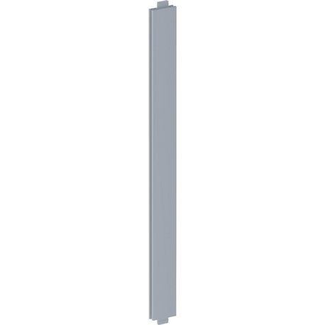 Lorell Vertical Panel Strip for Adaptable Panel System - 1.8" Width x 0.5" Depth x 19.7" Height - Aluminum - Silver