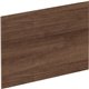 Lorell Adaptable Panel Divider - 24" Width x 2" Height x 37" Depth - Aluminum - Walnut - 1 Each