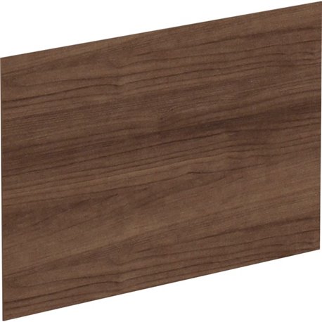 Lorell Adaptable Panel Divider - 24" Width x 2" Height x 37" Depth - Aluminum - Walnut - 1 Each