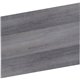 Lorell Adaptable Panel Divider - 24" Width x 2" Height x 37" Depth - Aluminum - Charcoal - 1 Each