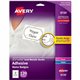 Avery Self-Adhesive Removable Name Tag Labels with Gold Metallic Border - 120 / Pack - 2.33" Holding Width x 3.38" Holding Heigh