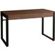 Lorell SOHO Desk with Center Drawer - 47" x 23.5"30" - 1 Drawer(s) - Band Edge - Finish: Walnut