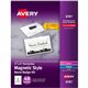 Avery Magnetic Style Name Badges - 3" x 4" - 48 / Box - Flexible, Reusable, Durable, Magnetic - White