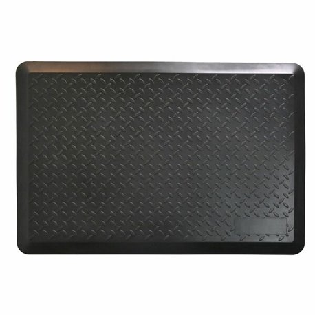 Lorell Workstation Mat - Workstation - 36" Length x 24" Width - Polyurethane Foam - Black - 1Each