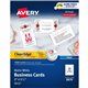 Avery Clean Edge Business Cards - 110 Brightness - 2" x 3 1/2" - 93 lb Basis Weight - 254 g/m&178 Grammage - Matte - 1000 / Box 