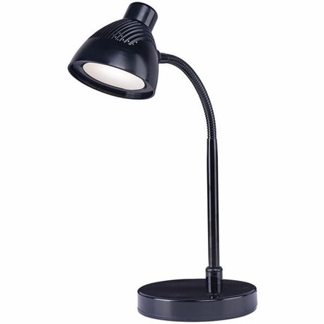 Lorell LED Desk Lamp - LED - 220 lm Lumens - Black - Desk Mountable - for Desk, Table