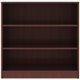 Lorell Laminate Bookcase - 3 Shelf(ves) - 36" Height x 36" Width x 12" Depth - Sturdy, Adjustable Feet, Adjustable Shelf - Therm