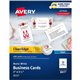 Avery Clean Edge Business Cards - 110 Brightness - 2" x 3 1/2" - 93 lb Basis Weight - 254 g/m&178 Grammage - Matte - 400 / Box -