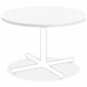 Lorell Hospitality Collection Tabletop - For - Table TopHigh Pressure Laminate (HPL) Round, White Top x 1.25" Table Top Thicknes