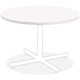 Lorell Hospitality Collection Tabletop - For - Table TopHigh Pressure Laminate (HPL) Round, White Top x 42" Table Top Diameter -