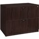 Lorell Prominence 2.0 Lateral File - 36" x 22"29" - 2 x File Drawer(s) - Band Edge - Material: Particleboard - Finish: Espresso 