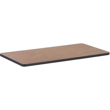 Lorell Classroom Activity Tabletop - For - Table TopHigh Pressure Laminate (HPL) Rectangle, Medium Oak Top x 24" Table Top Width