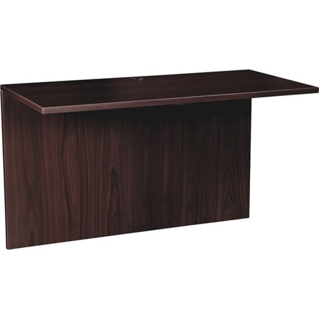 Lorell Prominence 2.0 Bridge - 48" x 24"29" , 1" Top - Band Edge - Material: Particleboard - Finish: Espresso Laminate