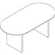 Lorell Prominence 2.0 Racetrack Conference Table - 72" x 36"29" , 1" Top, 0.1" Edge - Material: Particleboard - Finish: Gray