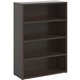 Lorell Prominence 2.0 Bookcase - 34" x 12"48" , 1" Top - 3 Shelve(s) - Band Edge - Material: Particleboard - Finish: Laminate