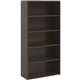 Lorell Prominence 2.0 Bookcase - 34" x 12"69" , 1" Top - 0 Door(s) - 5 Shelve(s) - Band Edge - Material: Particleboard - Finish: